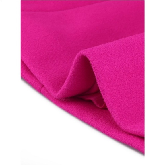 Allegra K Women's Regular Fit Peter Pan Collar Double Breasted
Trench Coat - Picture 5 of 7